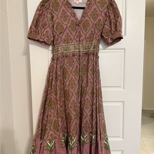 Victoria Dunn Floral Midi Dress